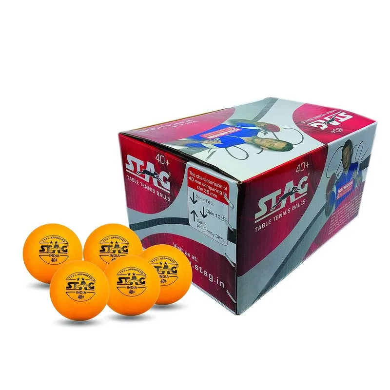 1 Star Traning  Orange Table Tennis Balls (Pack of 12)