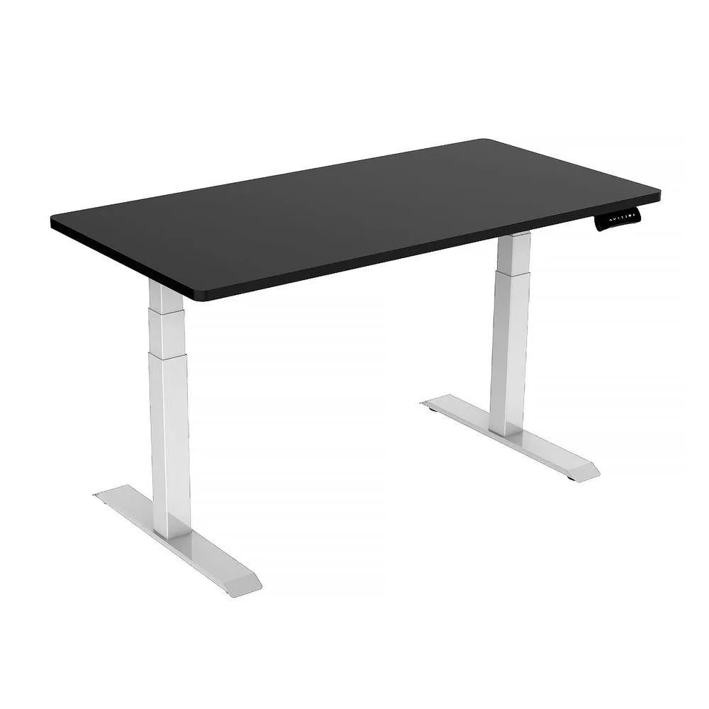 120cm Electric Standing Desk Height Adjustable Sit Stand Workstation Motorised Dual Motors Frame Top