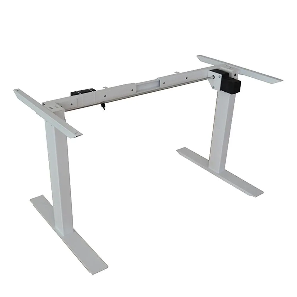 120cm Electric Standing Desk Height Adjustable Sit Stand Workstation Motorised Dual Motors Frame Top