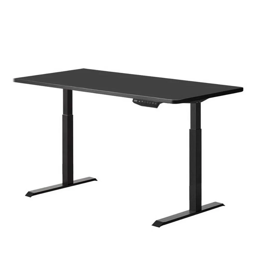 160cm Electric Standing Desk Height Adjustable Sit Stand Workstation Motorised Single Motor Frame Top