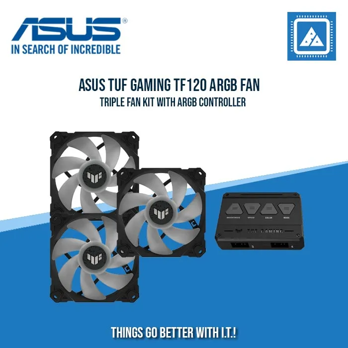 ASUS TUF GAMING TF120 ARGB FAN (BLACK)