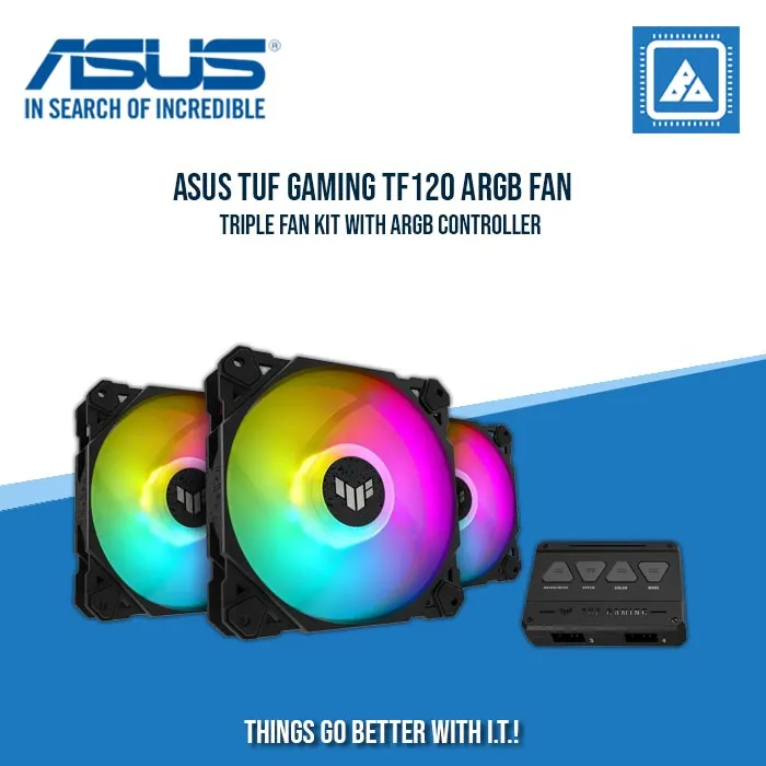 ASUS TUF GAMING TF120 ARGB FAN (BLACK)