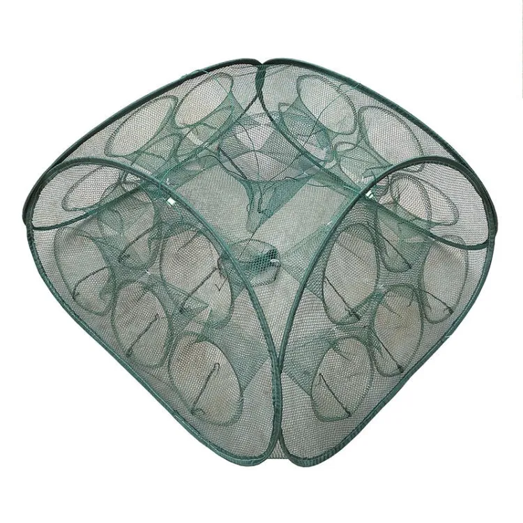 Automatic Folding Fishing Cage Square Fishing Net Shrimp Fishing Gear, Specification: 21 Holes