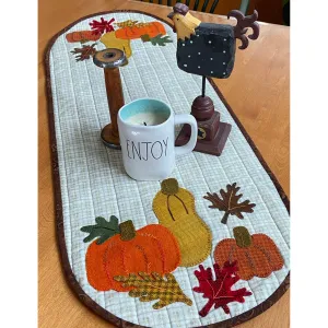 Autumn Glory Table Runner UCQ-P107e - Downloadable Pattern