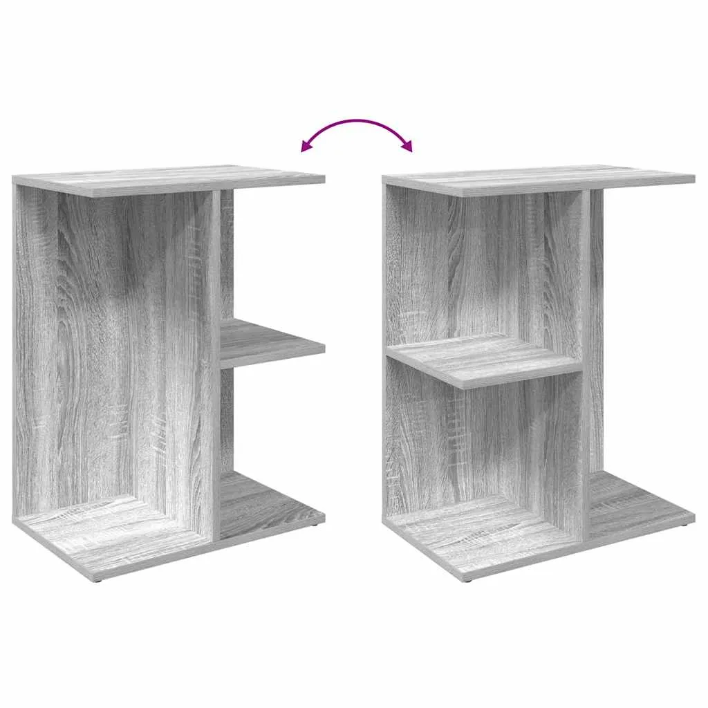 Bedside Tables 2 pcs Grey Sonoma 46.5x29x61 cm Engineered Wood