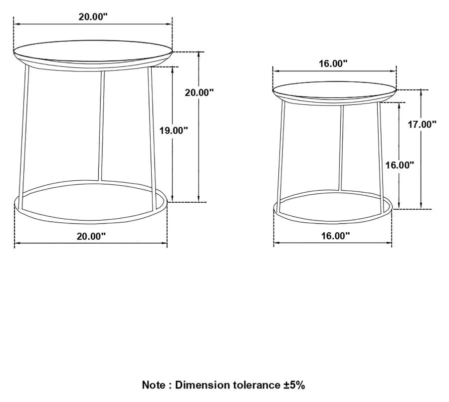 Benito Nesting Table Set