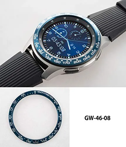 Bezel Styling for Galaxy Watch 46mm / Galaxy Gear S3 Frontier - [Stainless Steel]