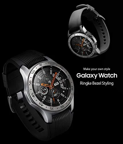 Bezel Styling for Galaxy Watch 46mm / Galaxy Gear S3 Frontier - [Stainless Steel]