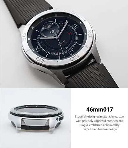 Bezel Styling for Galaxy Watch 46mm / Galaxy Gear S3 Frontier - [Stainless Steel]