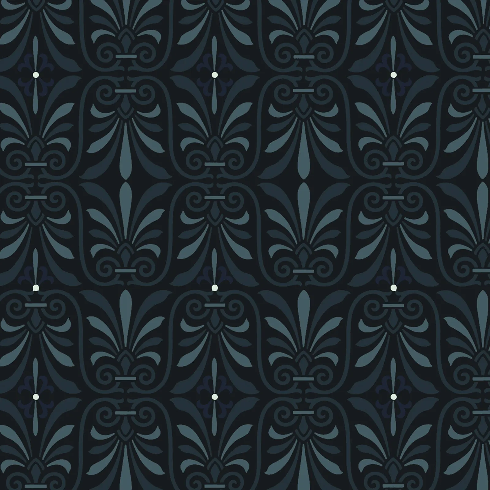 Blue Seamless Pattern Design, Room Wallpaper