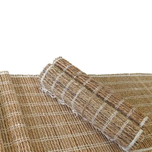 Brown Textured Grass Table Mats - Set of 4