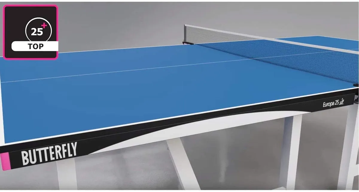 Butterfly Europa 25 Blue Table Tennis Table