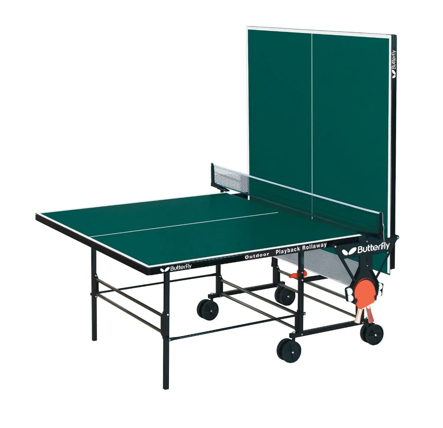 Butterfly Playback Outdoor Green Table Tennis Table