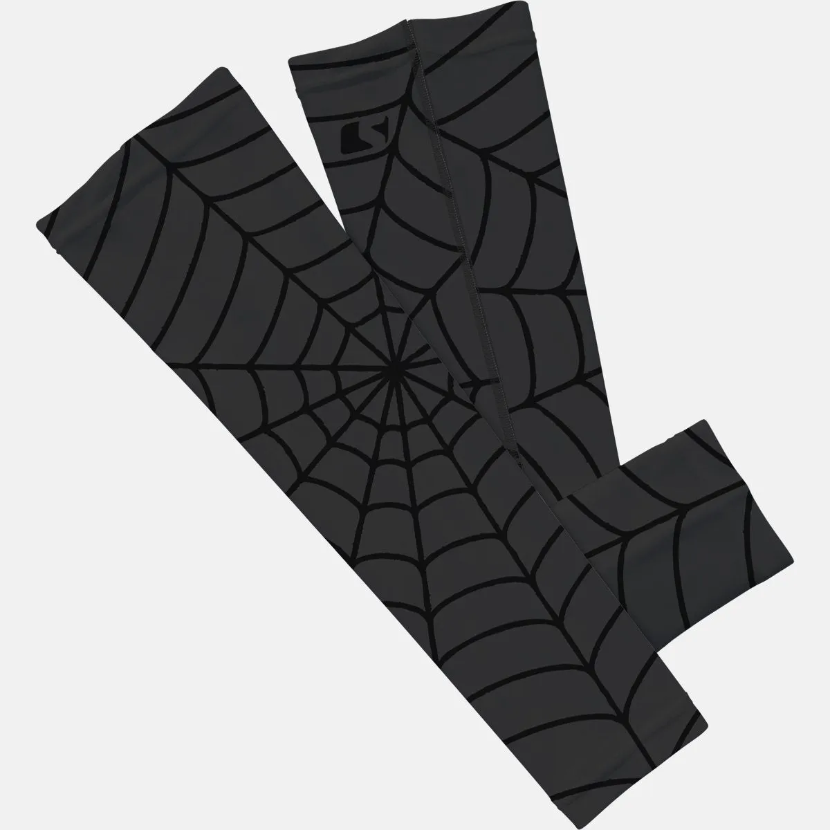 Charcoal with Black Web Pattern Arm Sleeve