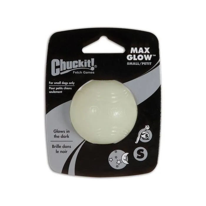 Chuckit Max Glow Rubber Fetch Balls 5 Sizes