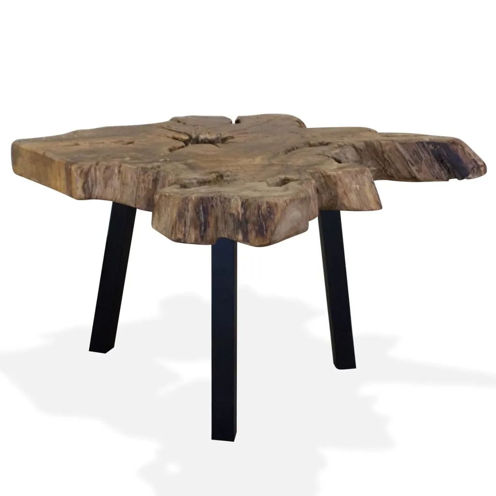 Coffee Table Genuine Teak 80x70x38 cm