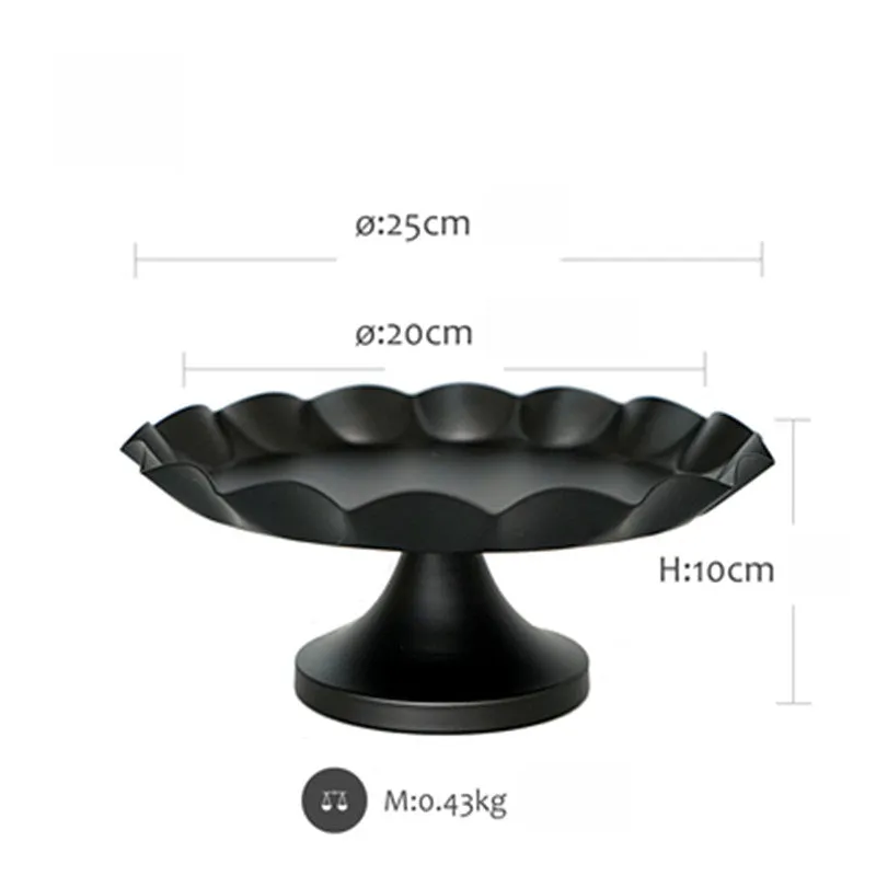 Creative Wedding Dessert Table Decoration Black Cake Stand