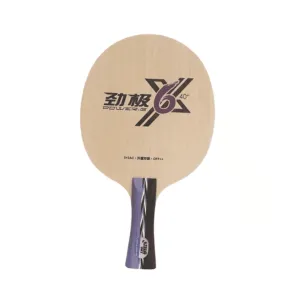 DHS Power-G 6X Premium Quality Shakehand (FL) Table Tennis Blade [PG6X]