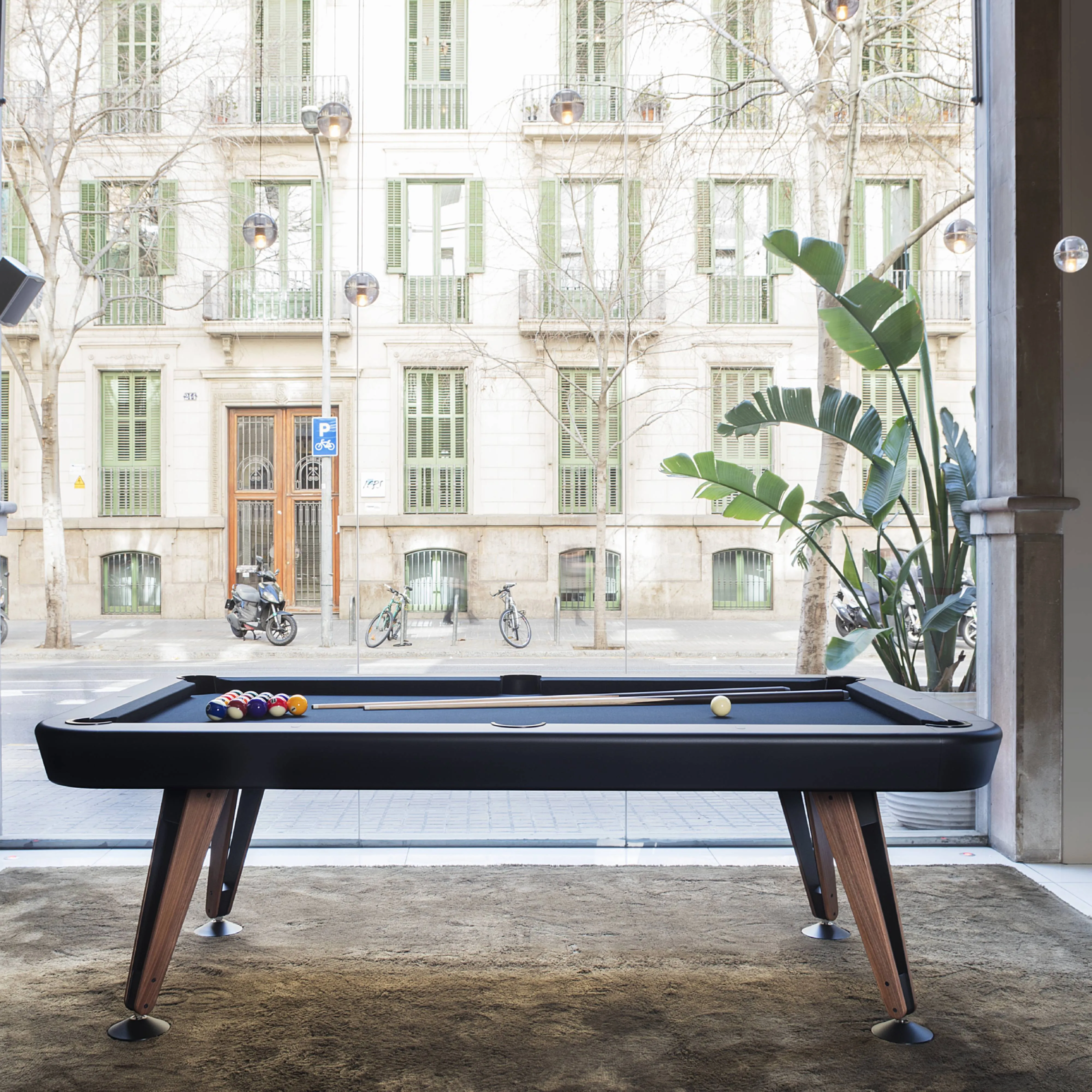 Diagonal Pool Table: 8 Feet