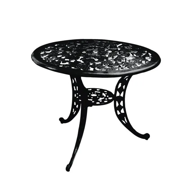 Evita Cast Aluminium Garden Patio 1 Table Set