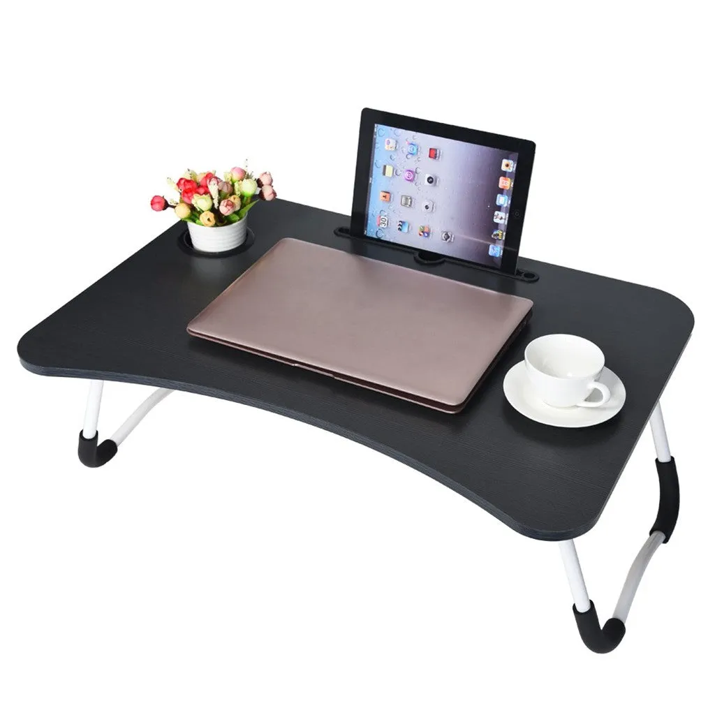 Foldable Portable Stand ergonomically designed curved riser Table Small Desk, Breakfast Tray