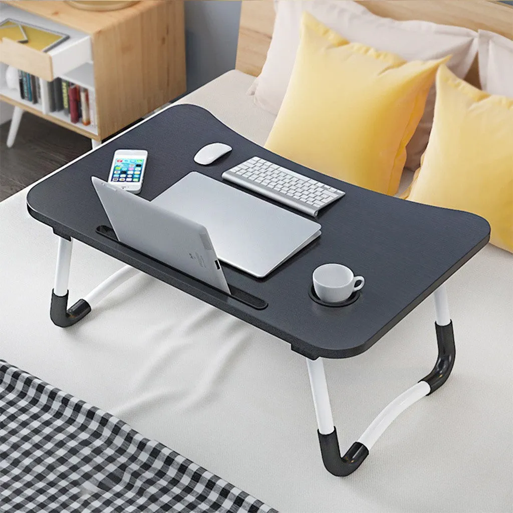 Foldable Portable Stand ergonomically designed curved riser Table Small Desk, Breakfast Tray