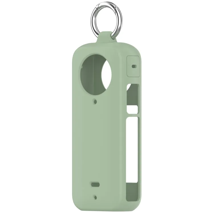 For Insta 360 X4 Portable Silicone Protective Case(Ice Green)