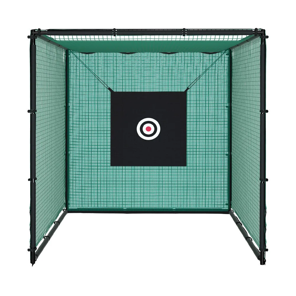 Golf Practice Cage 3M Hitting Net with Steel Frame Football Baseball Training