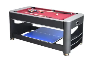 Hathaway Triple Threat 6 ft. 3-in-1 Multi Game Table