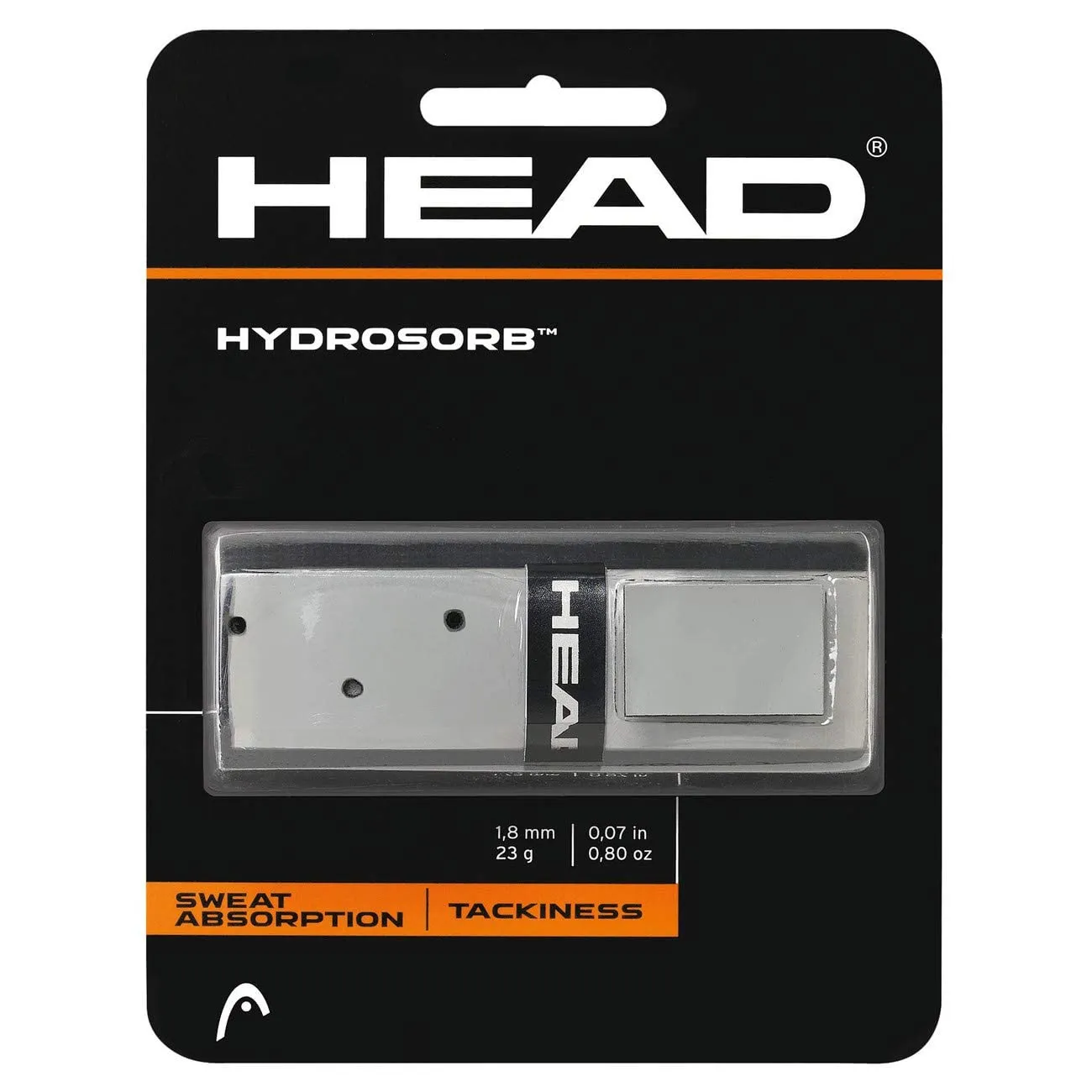 Hydrosorb Tennis Racques Grips | Colour - Grey/Black