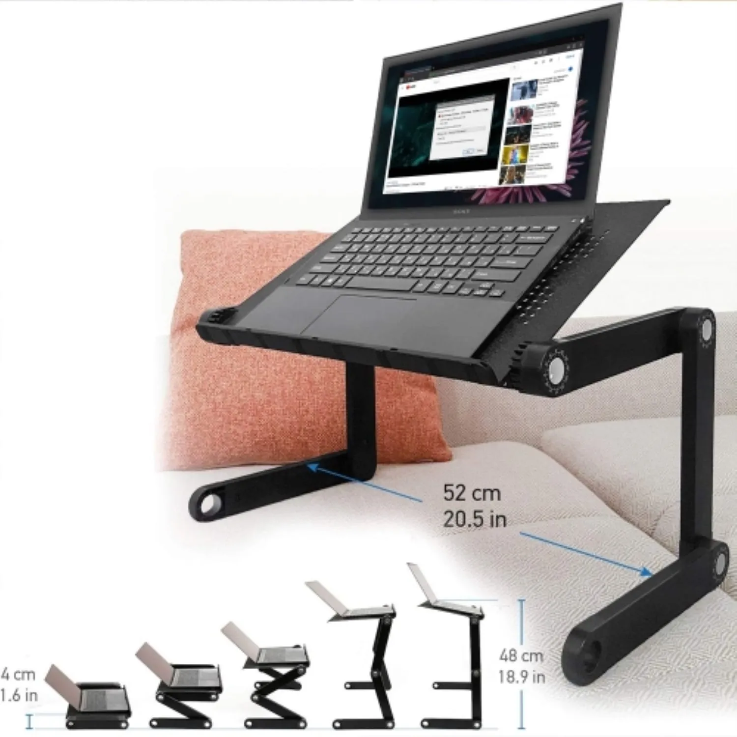 iHip Adjustable Portable Laptop Table Stand