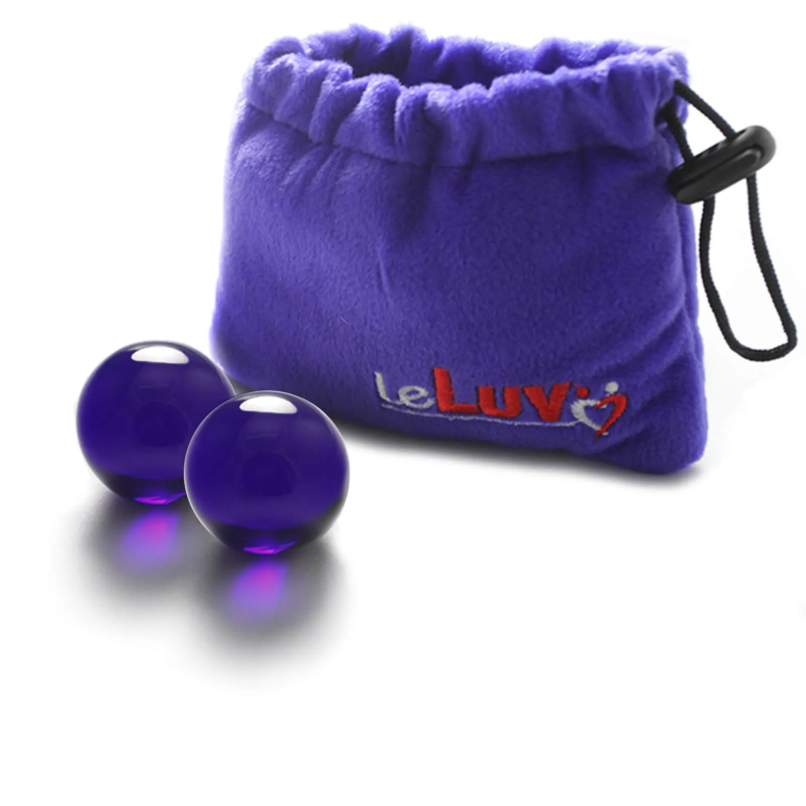 LeLuv Glass Ben-Wa Balls Classic Kegel Exercisers Small, Medium and Large Pairs