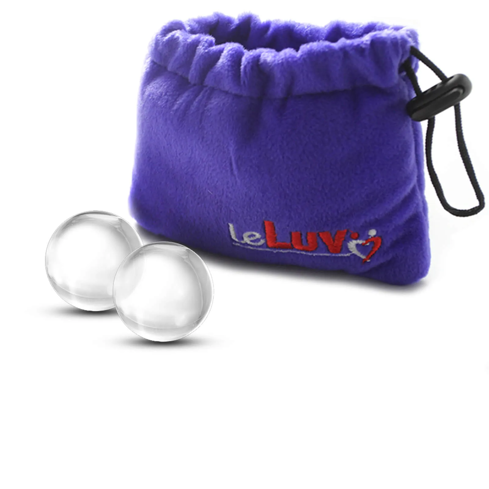 LeLuv Glass Ben-Wa Balls Classic Kegel Exercisers Small, Medium and Large Pairs