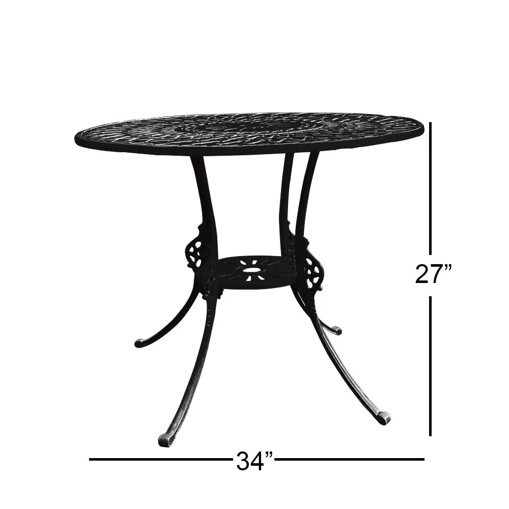 Leon Cast Aluminium Garden Patio 1 Table