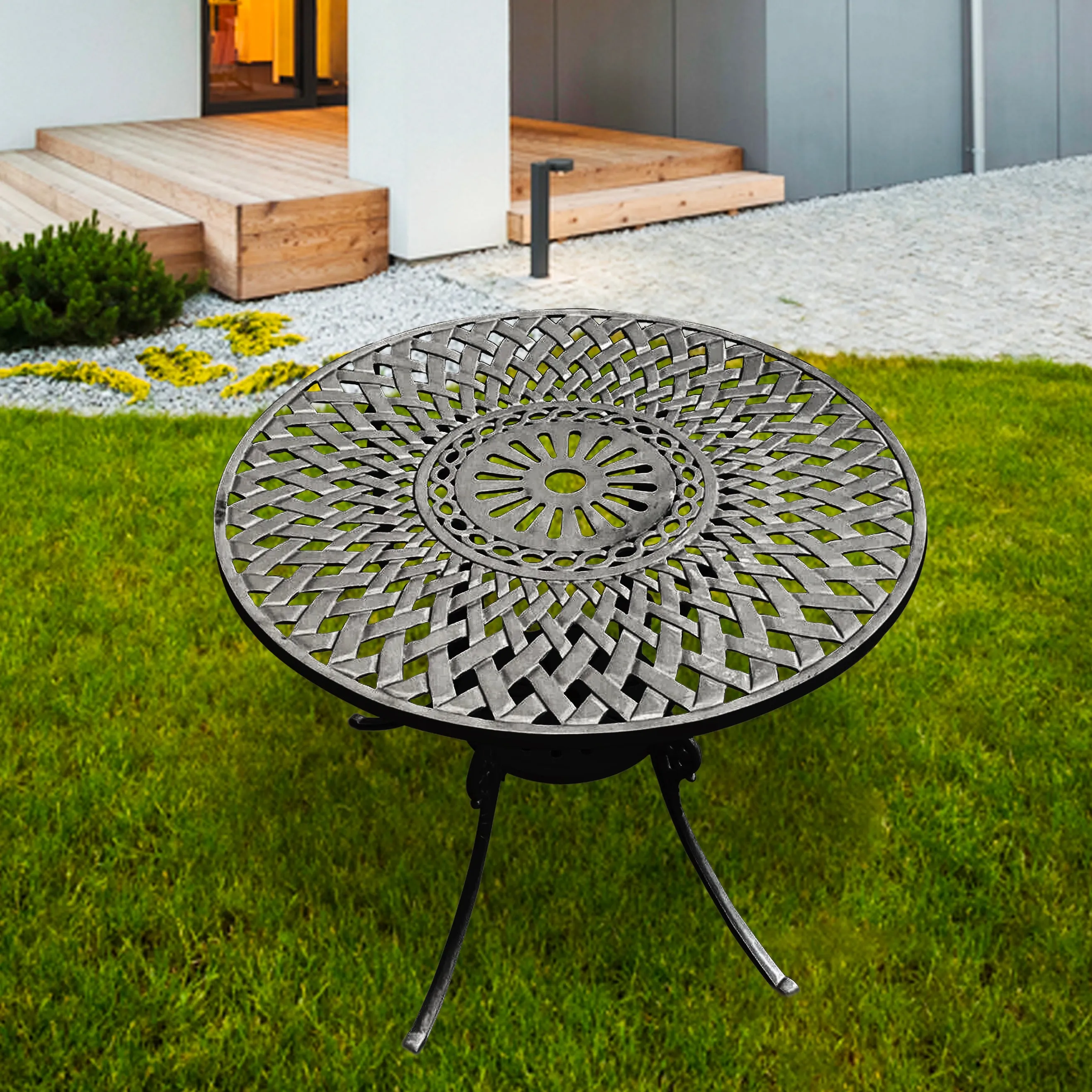 Leon Cast Aluminium Garden Patio 1 Table