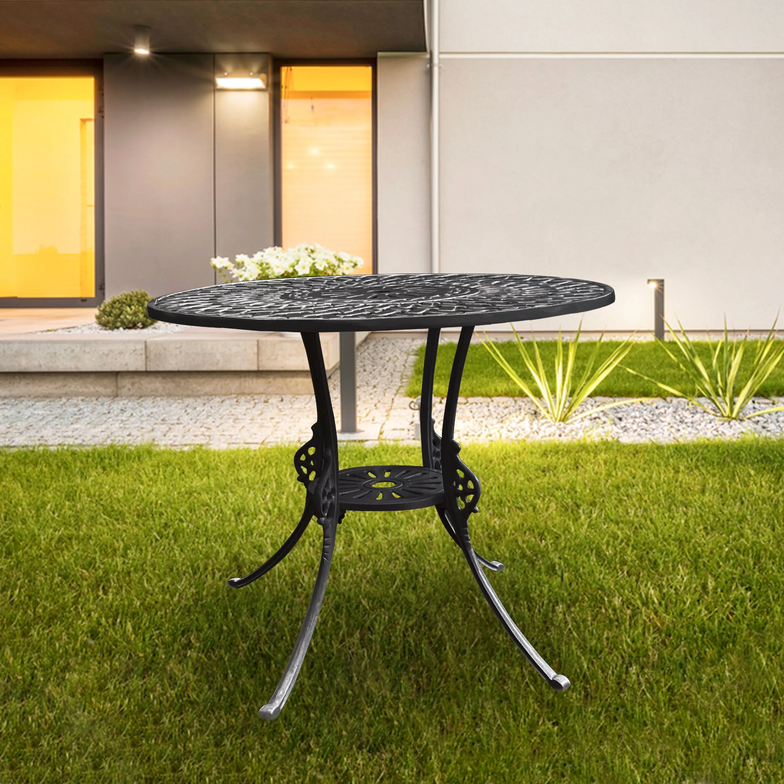 Leon Cast Aluminium Garden Patio 1 Table