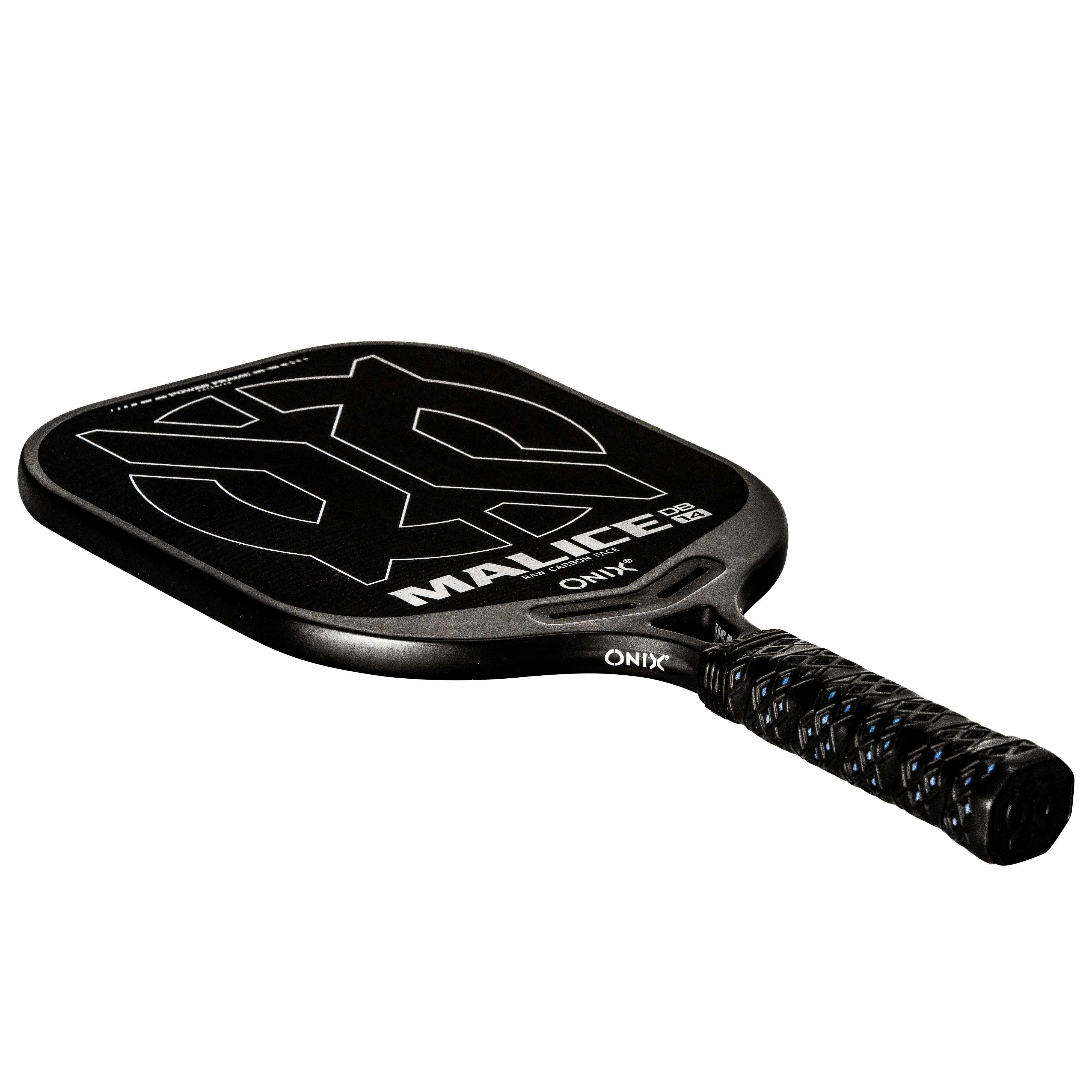 Malice DB Open Throat Raw Carbon Fiber Pickleball Paddle