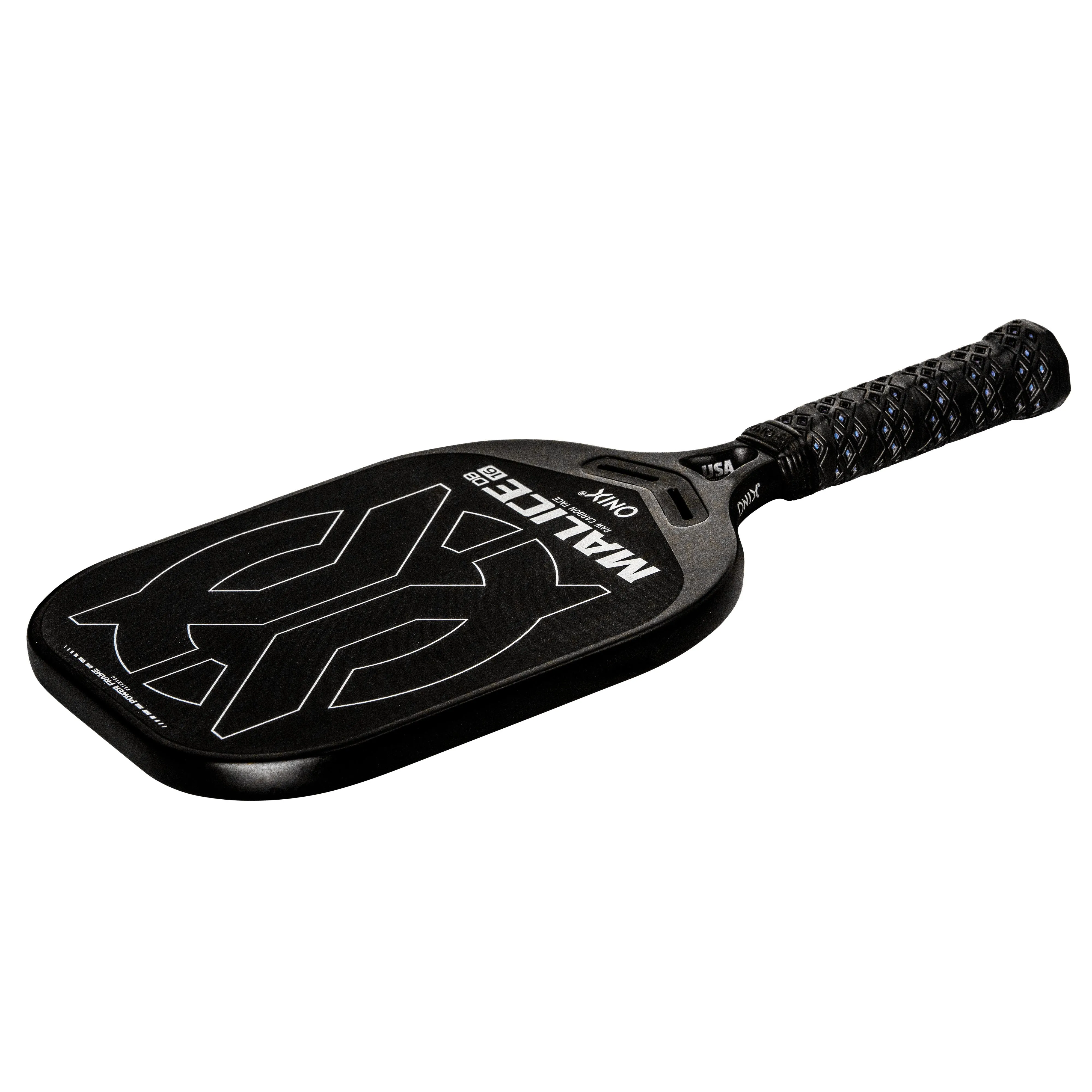 Malice DB Open Throat Raw Carbon Fiber Pickleball Paddle