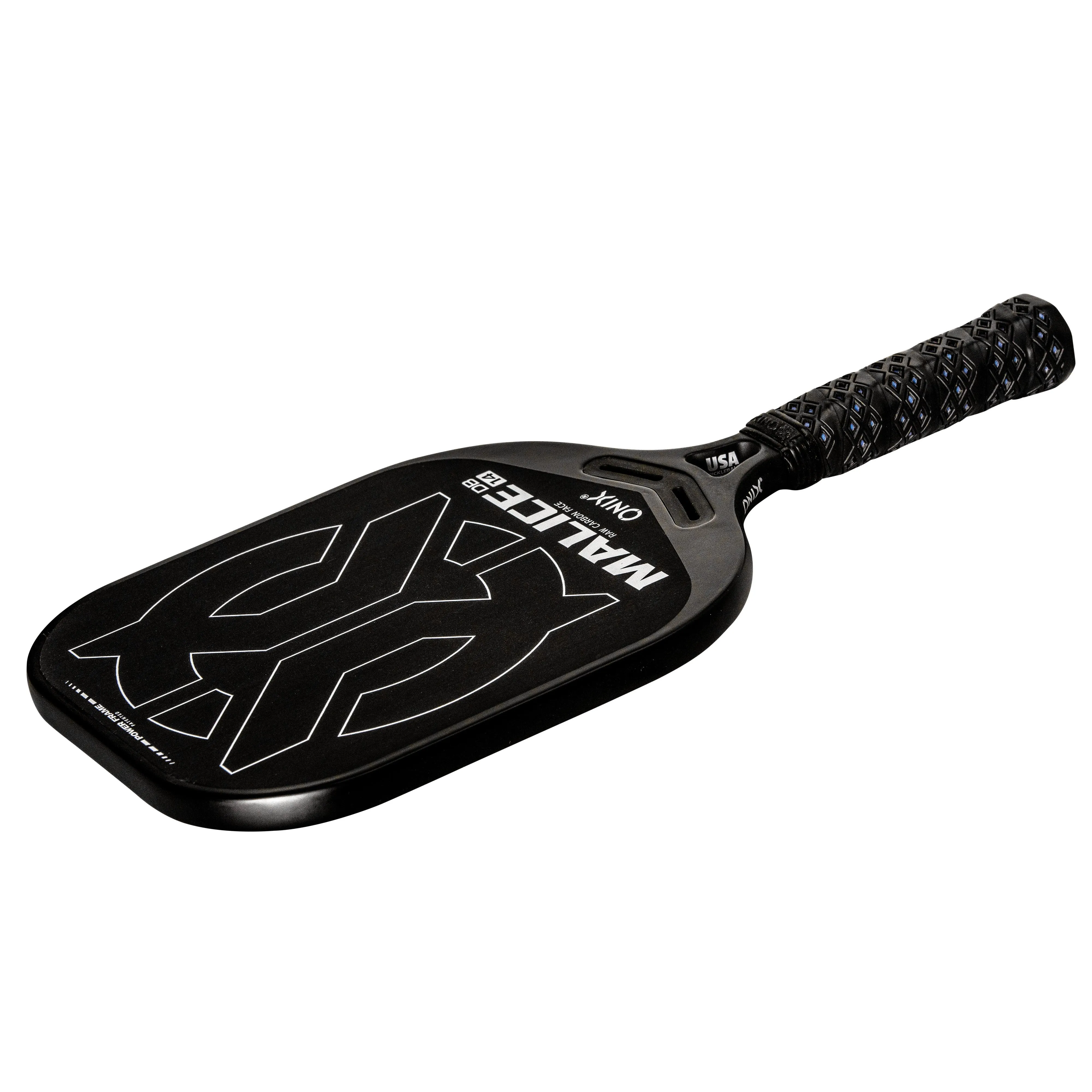 Malice DB Open Throat Raw Carbon Fiber Pickleball Paddle