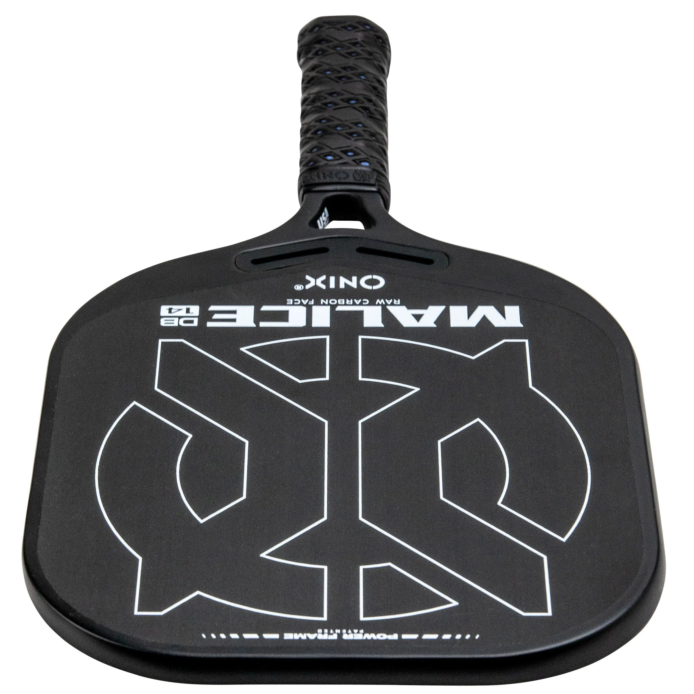 Malice DB Open Throat Raw Carbon Fiber Pickleball Paddle