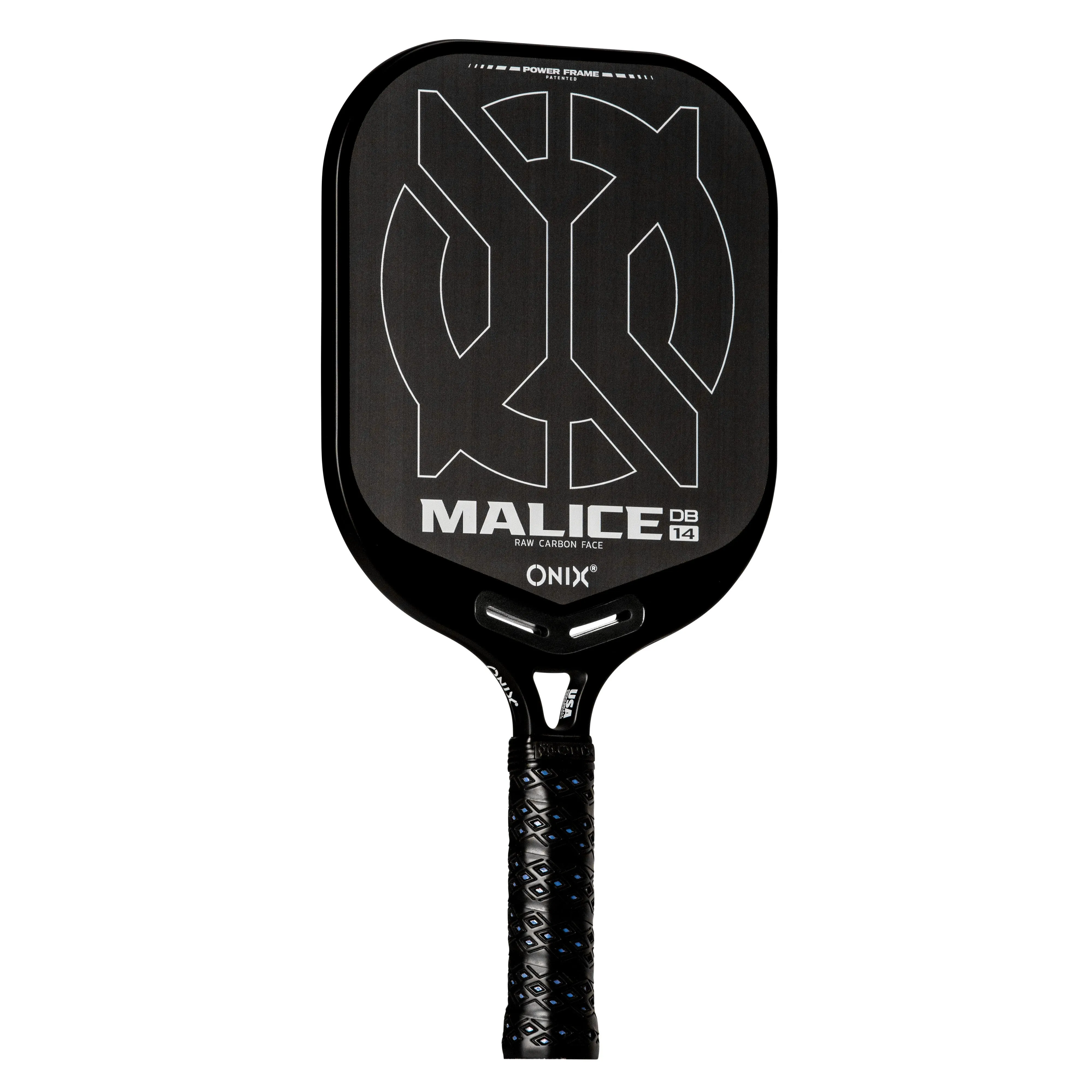 Malice DB Open Throat Raw Carbon Fiber Pickleball Paddle