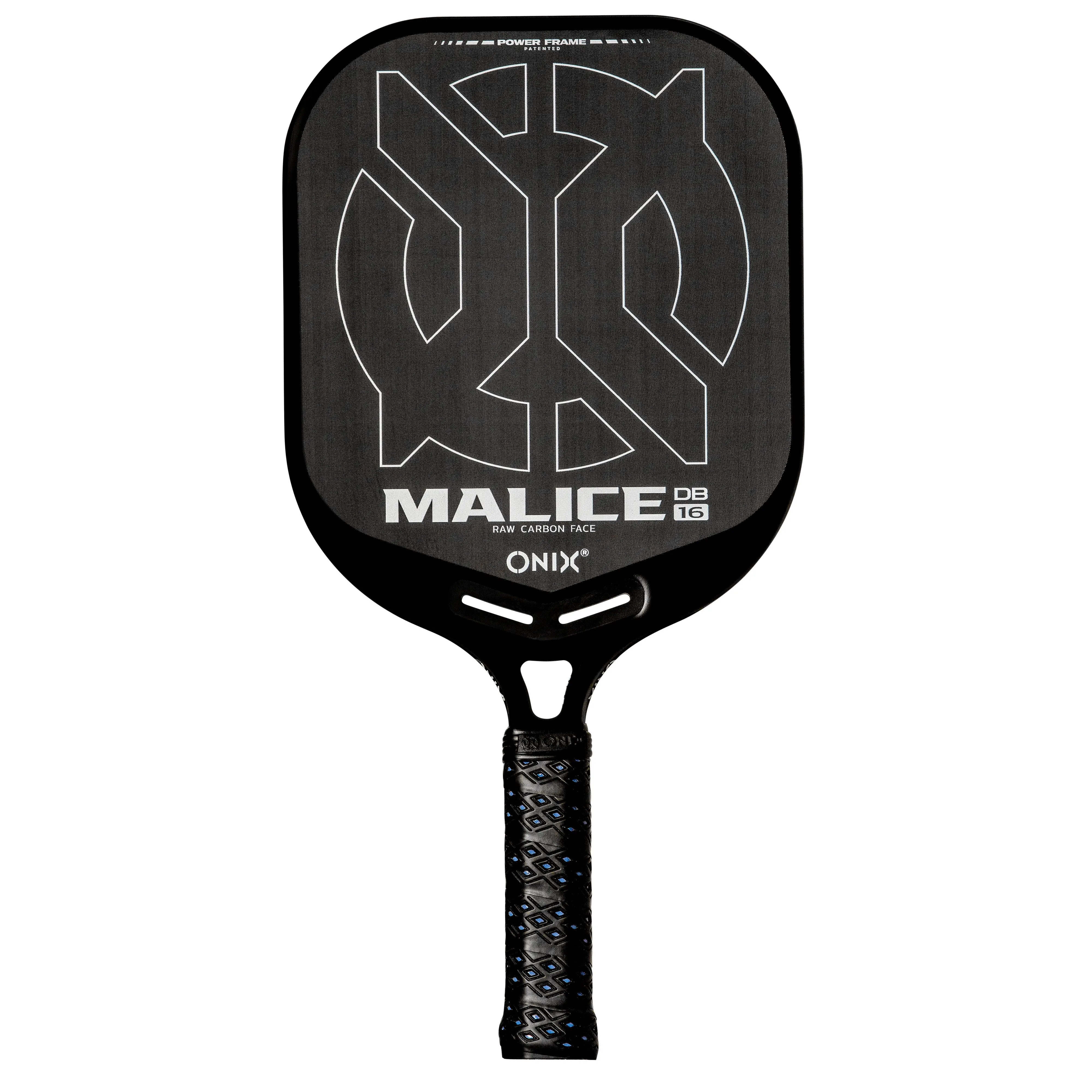 Malice DB Open Throat Raw Carbon Fiber Pickleball Paddle