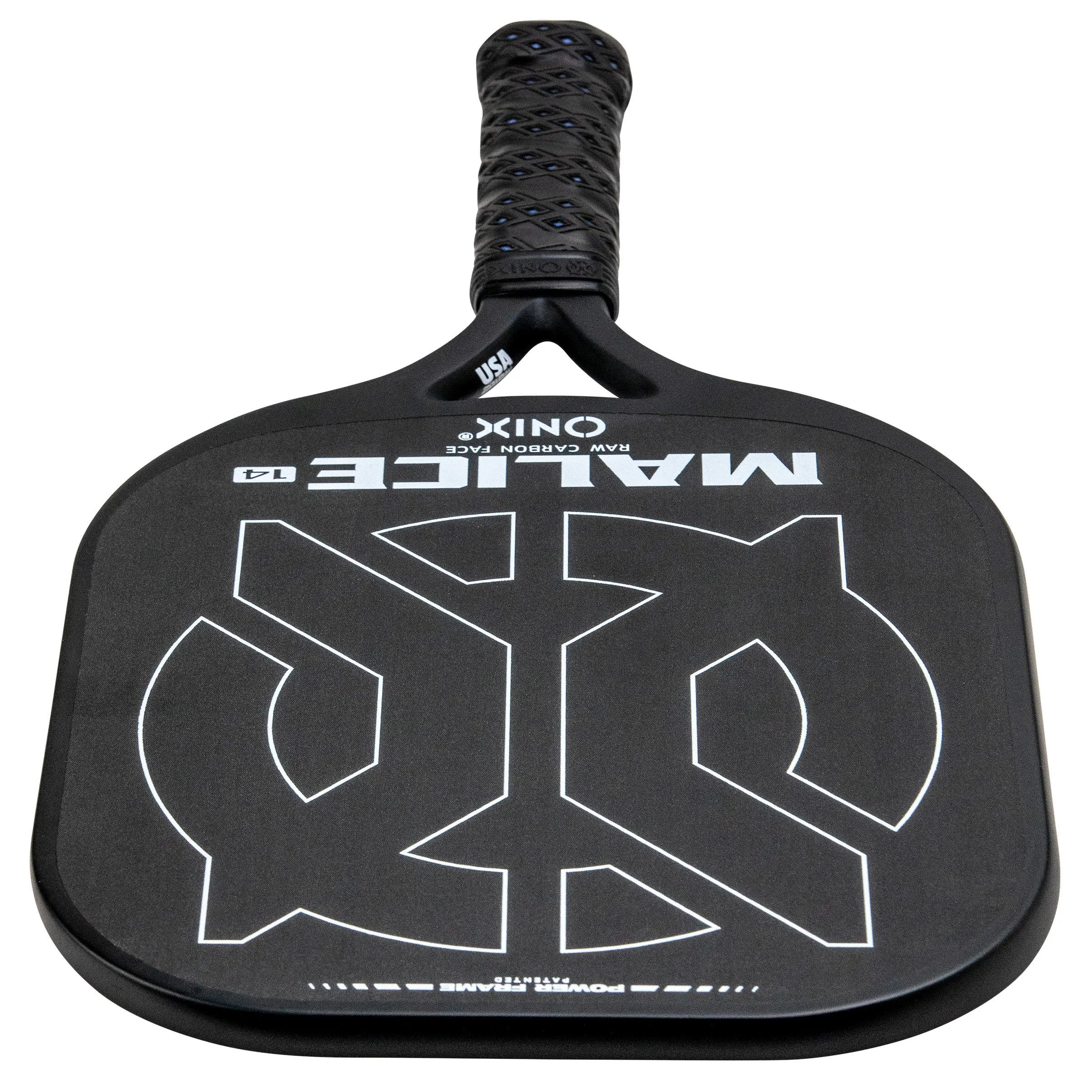 Malice Raw Carbon Fiber Open Throat Pickleball Paddle