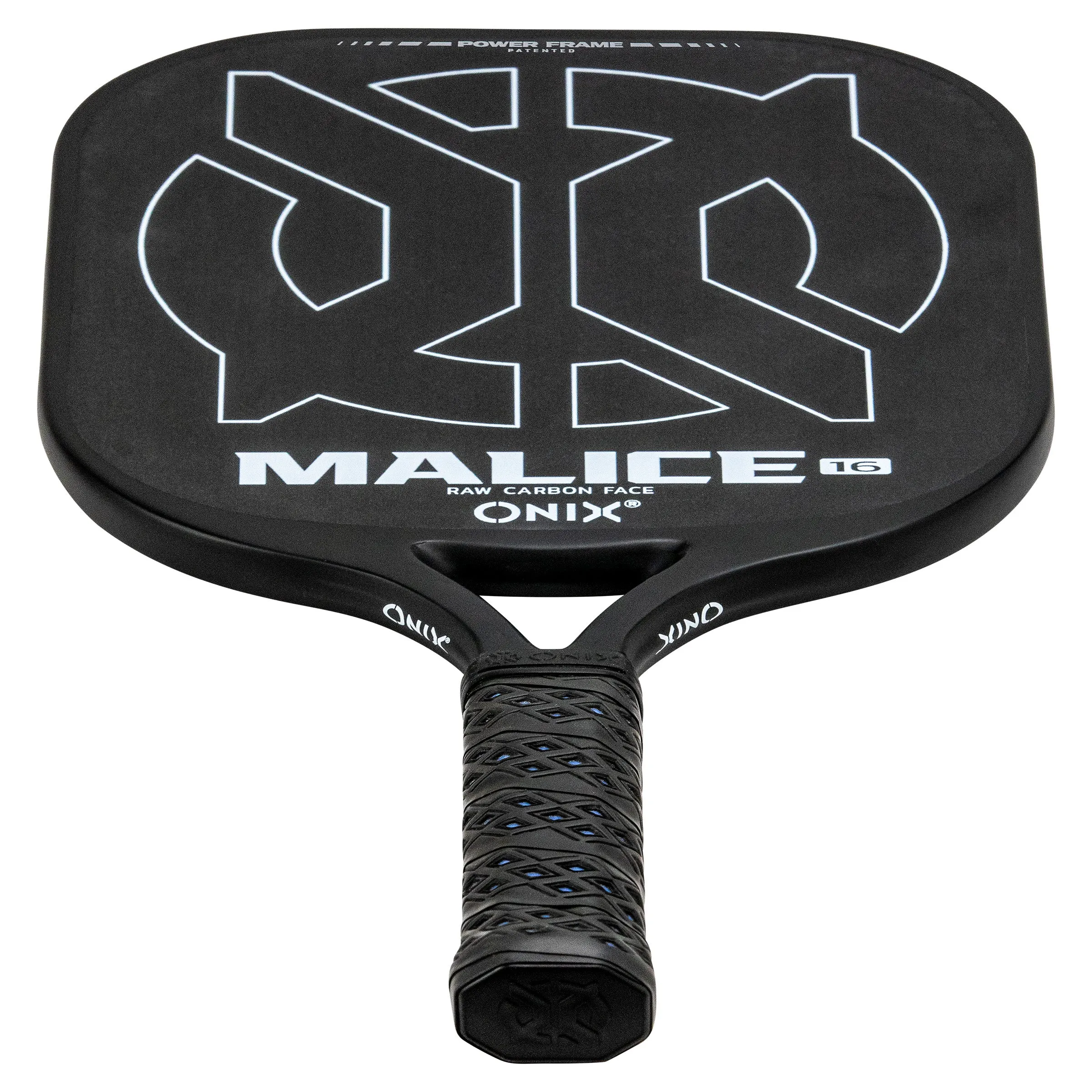 Malice Raw Carbon Fiber Open Throat Pickleball Paddle