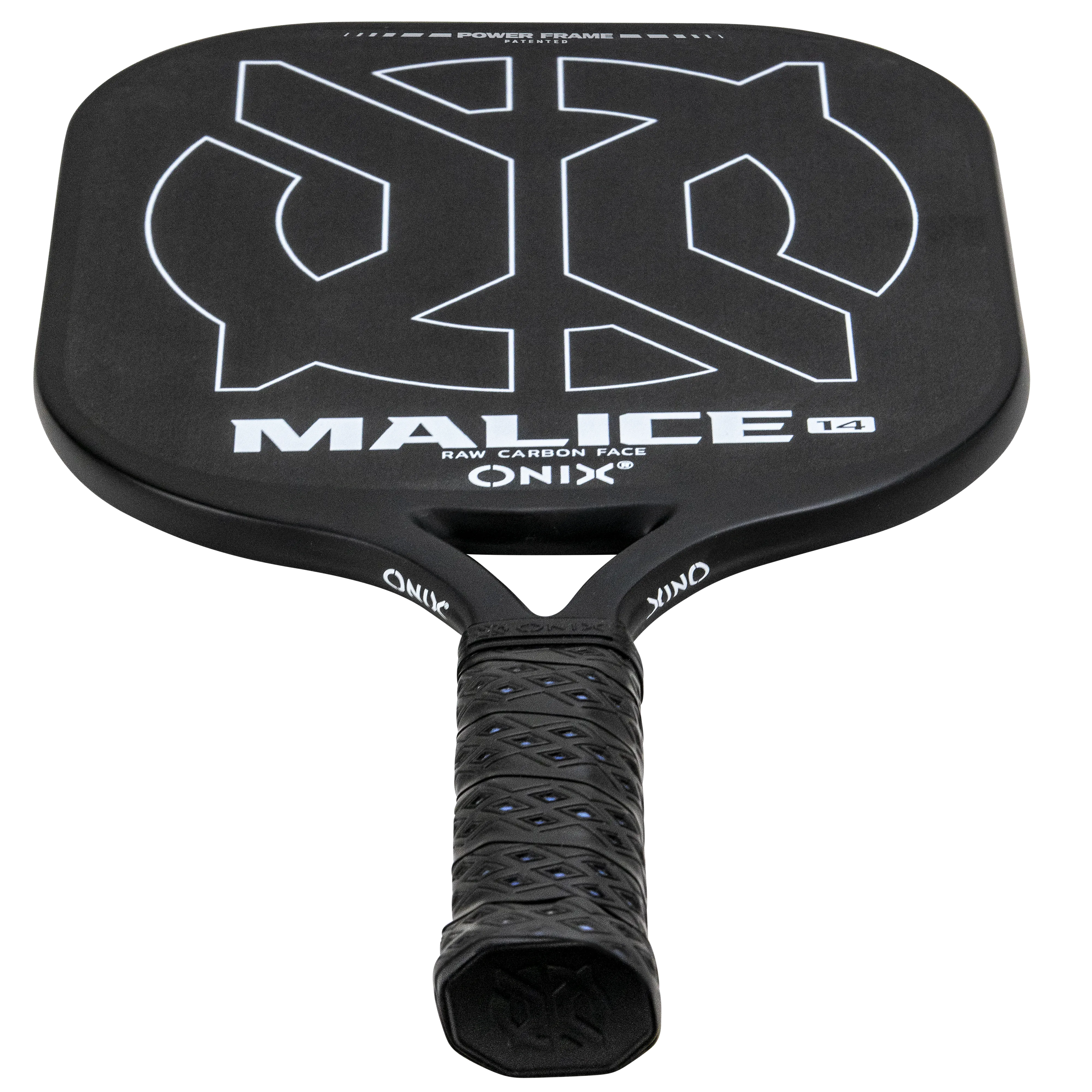 Malice Raw Carbon Fiber Open Throat Pickleball Paddle