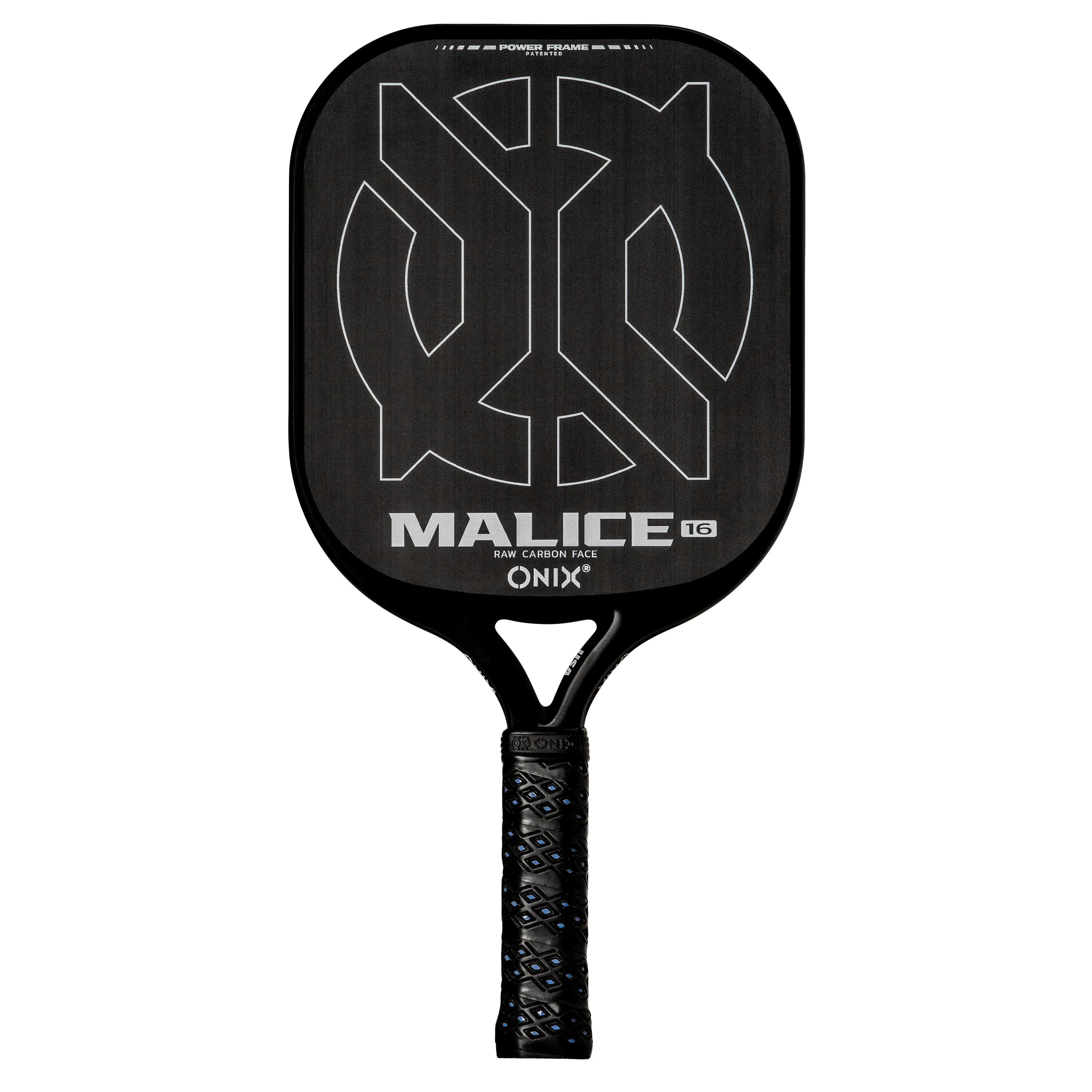 Malice Raw Carbon Fiber Open Throat Pickleball Paddle