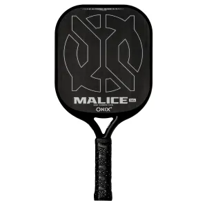 Malice Raw Carbon Fiber Open Throat Pickleball Paddle