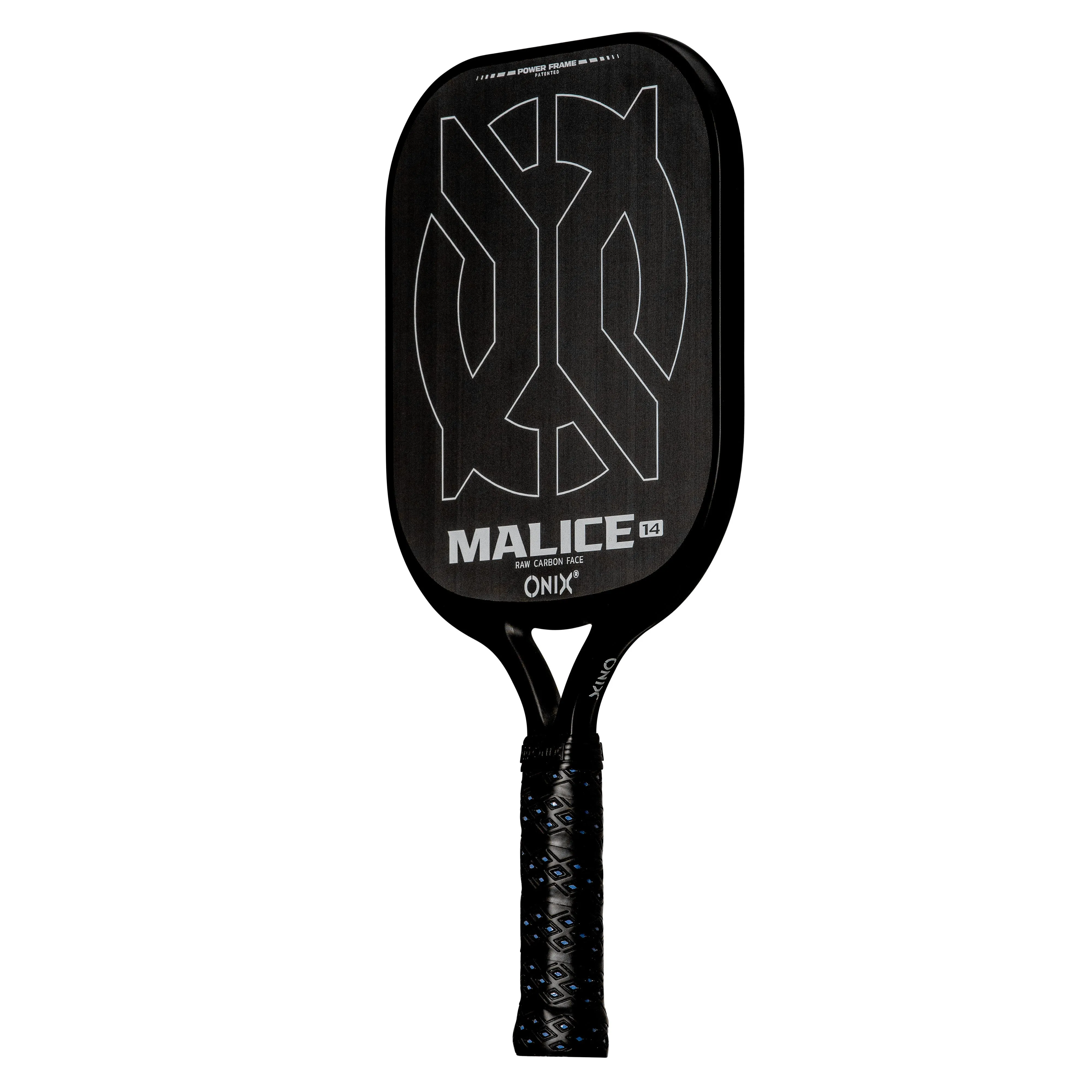 Malice Raw Carbon Fiber Open Throat Pickleball Paddle