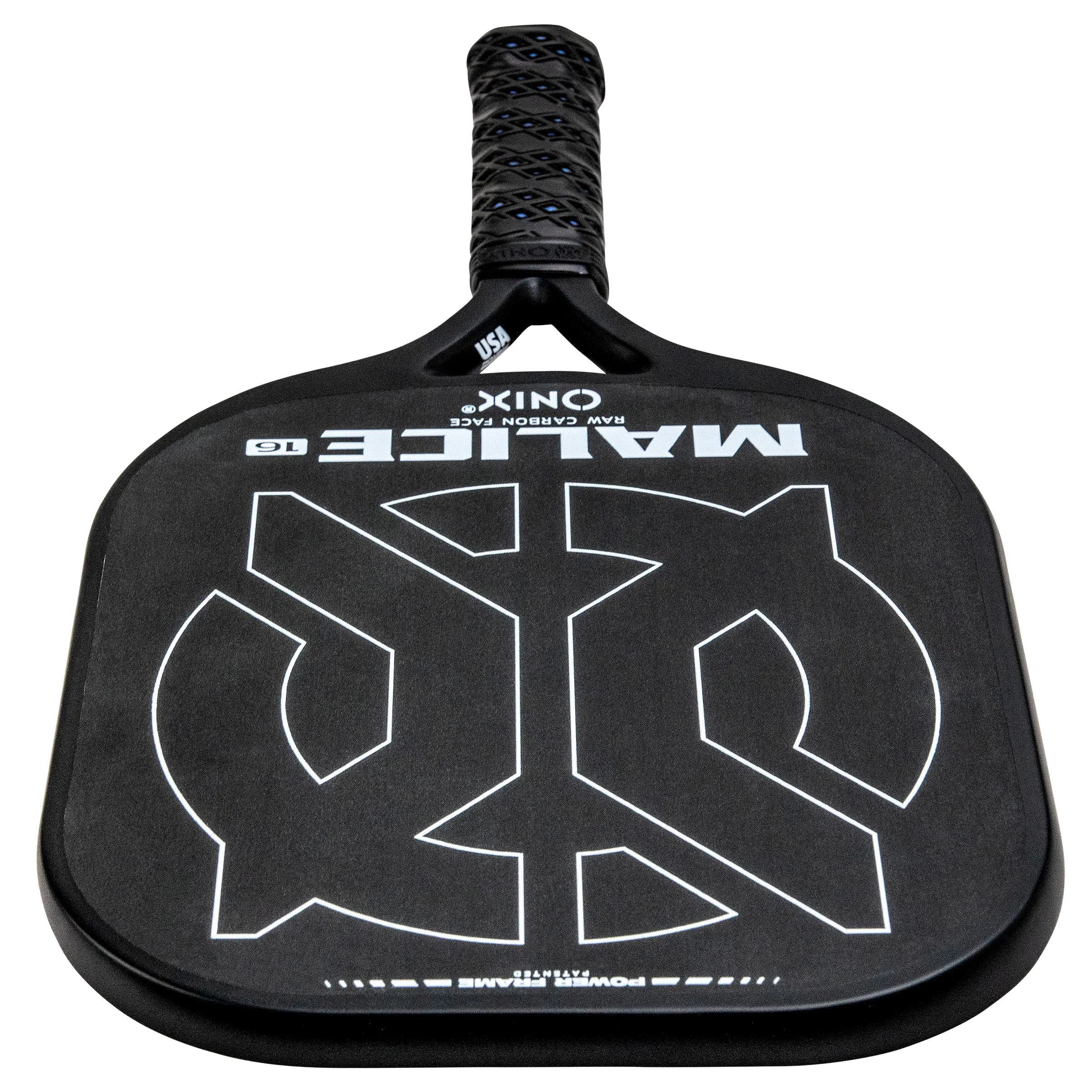 Malice Raw Carbon Fiber Open Throat Pickleball Paddle