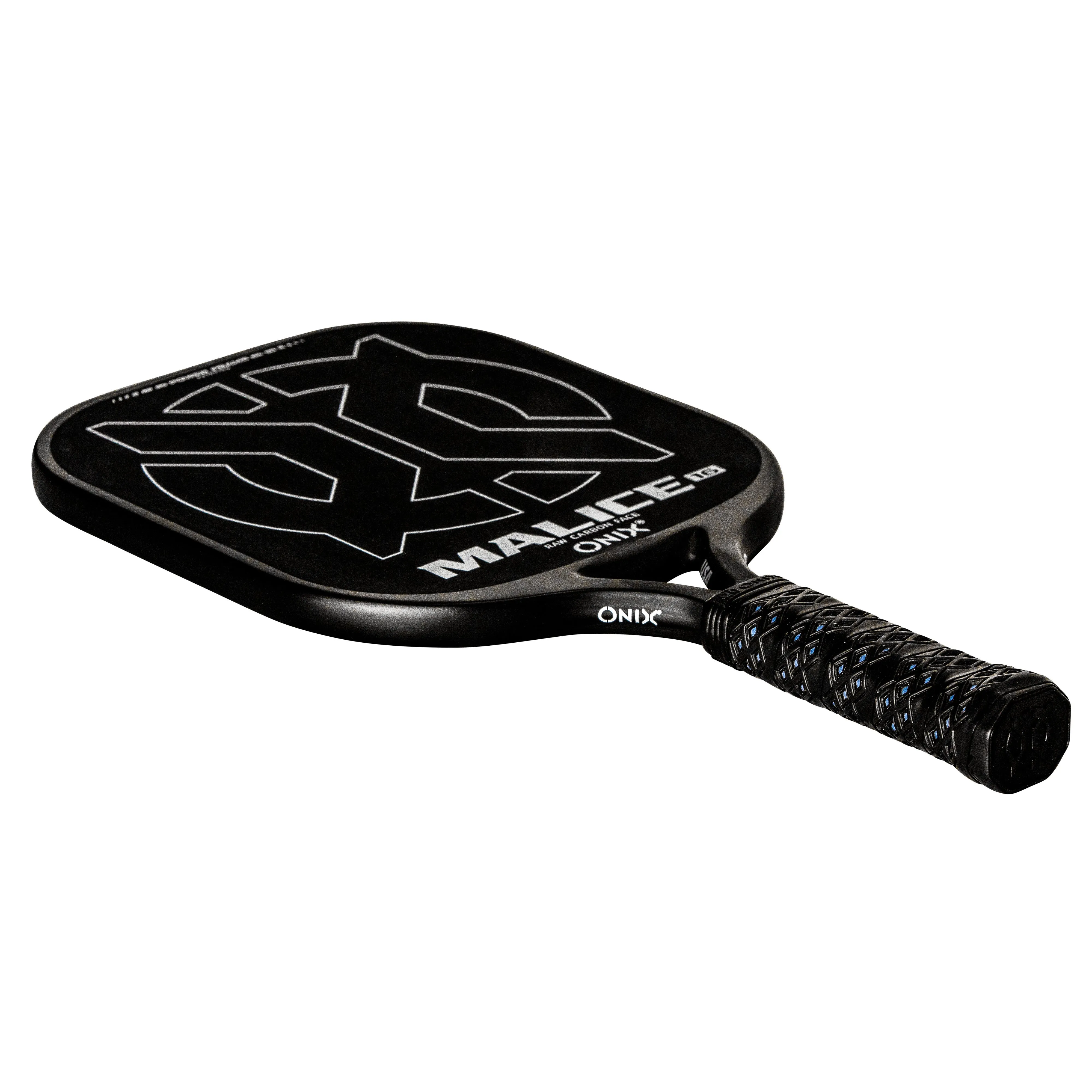 Malice Raw Carbon Fiber Open Throat Pickleball Paddle